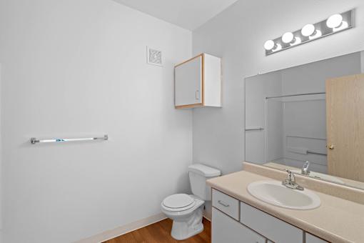 Modern Bathroom at Oriel Apartments, Portland, Oregon