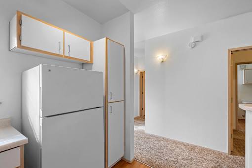 White Kitchen at Oriel Apartments, Portland, OR