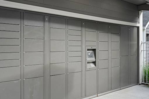 Package Locker at Oriel Apartments, Portland