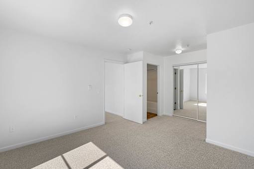 Bedroom With Hallway at Summer Creek Apartments, Oregon, 97223