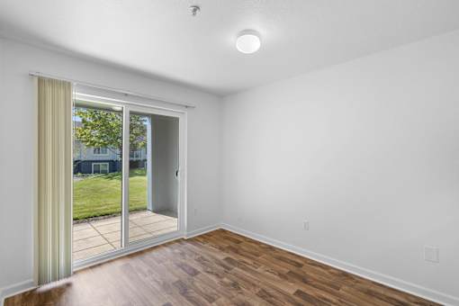 Living Area And Balcony  at Summer Creek Apartments, Tigard, OR