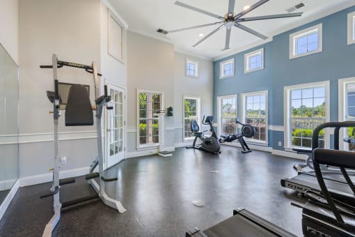Modern Fitness Center at Reserve at Bridford, Greensboro, NC