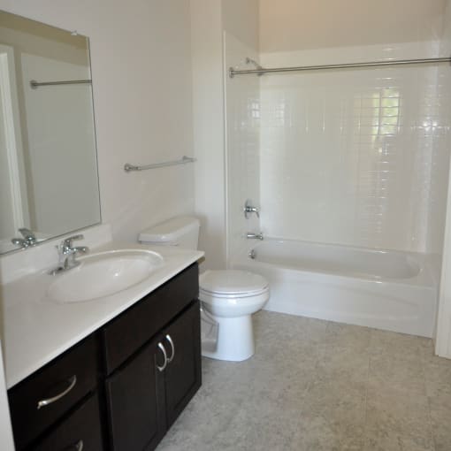Spacious bathroom