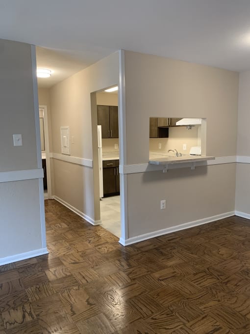 Beautiful hardwood floors at Randle Hill affordable apartment community located in Washington, DC