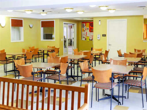 Community room at Park View at Ashland Terrace senior apartment community for adults age 62+