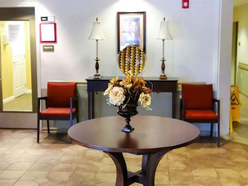 Lobby at Park View at Ashland Terrace senior apartment community for adults age 62+