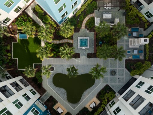 aerial at Allure on Parkway, Lake Mary, FL, 32746