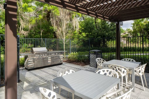 Quiet Courtyard Grille and Seatingat Allure on Parkway, Florida at Allure on Parkway, Lake Mary, FL, 32746