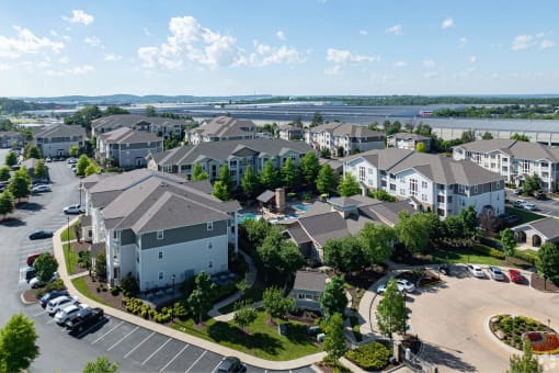 Aerial Exterior View at Grand Oak at Town Park, Smyrna, TN