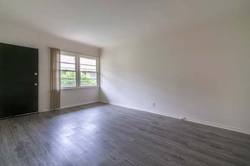 Living area with window view