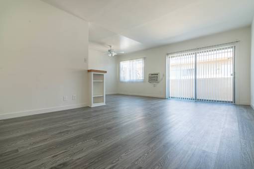 Living room with balcony