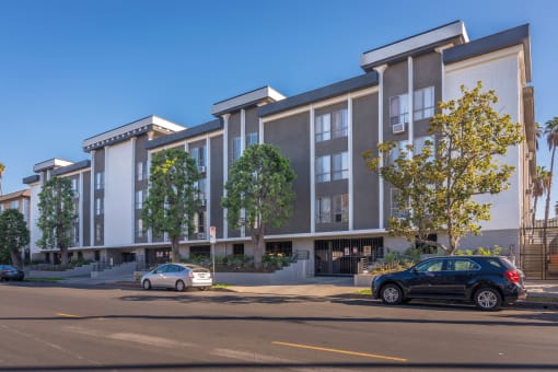 Front of building street view