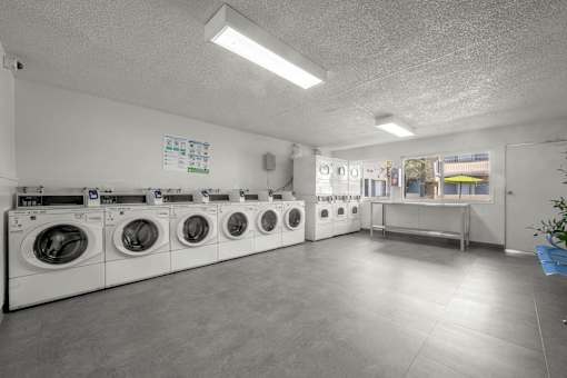 On-site laundry rooms upgraded for your convenience at Sunset Square, West Covina, 91790