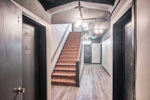 Corridor with view of staircase