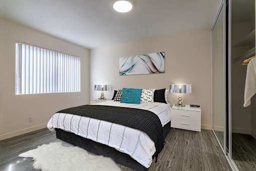 Bedroom furnished