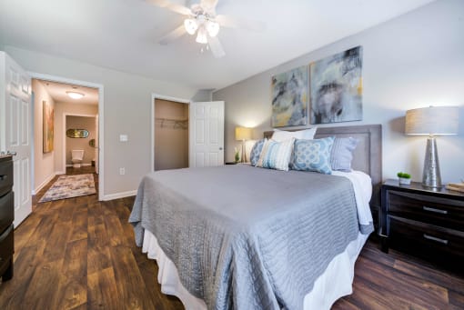 Spacious Bedroom with Queen Bed, Night Stands and Dresser