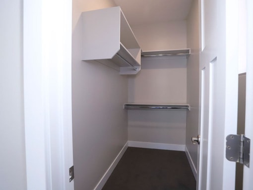 Spacious Walk-In Closet in Bedroom at Moenave Townhomes in Springdale, Utah