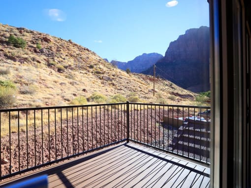 View From Balcony/Porch at Moenave Townhomes in Springdale, Utah