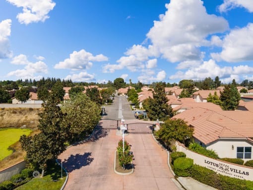 Nature view at Lotus Villas, California