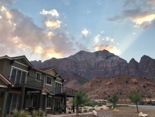 Views from Moenave Townhomes in Springdale, UT