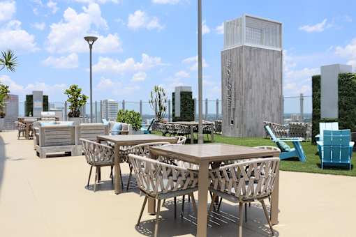 Grill out or relax on our Sky Deck rooftop