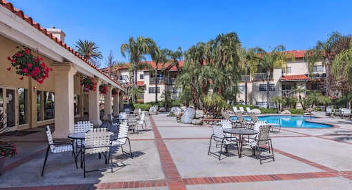 Swimming pool deck at Loma Linda Springs, Loma Linda, 92354