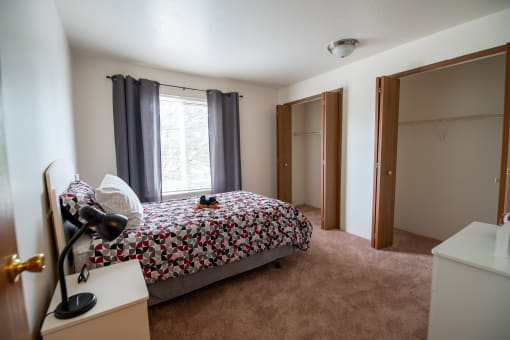 Second bedroom at Custer Estates in Monroe, MI