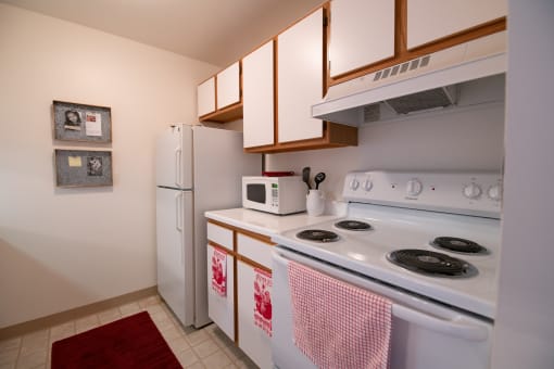 Spacious Kitchen at Custer Estates in Monroe, MI