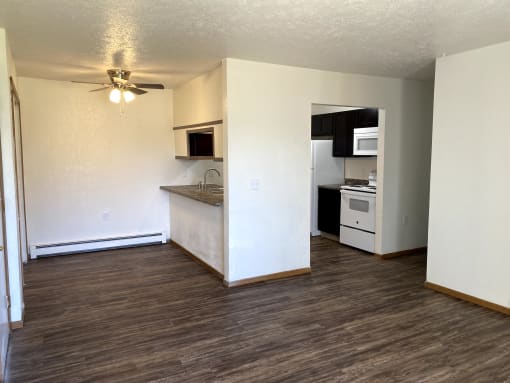 Dining Kitchen Exterior Anderson Apartments1160 E Hopson St Bad Axe, MI 48413