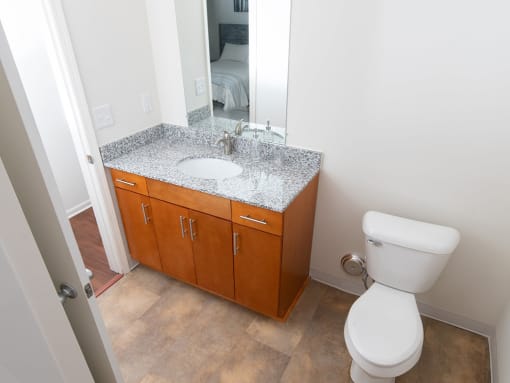 Modern Bathroom at Steedman Apartments, Ohio, 43566
