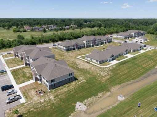 Aerial view at Dutton Estates, Michigan, 48079