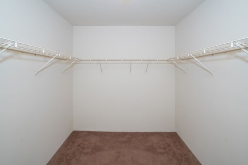 Master bedroom closet  at Hornbrook Estates Apartments, Evansville, 47715
