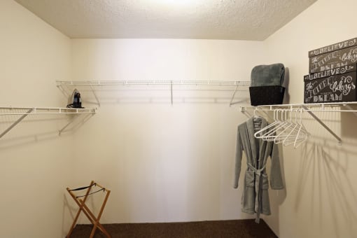 Master Bedroom Closet at Davis Estates in Shelbyville TN