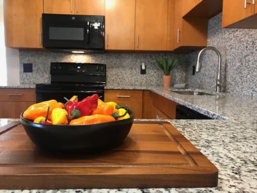 Granite Countertops at Withington Apartments, Jackson, MI