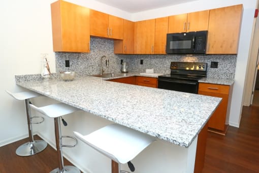 Gourmet Kitchen at Withington Apartments, Jackson, MI, 49201