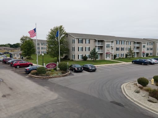 Reserved Resident Parking at Kuder Estates Apartments, MRD Conventional, Warsaw, IN