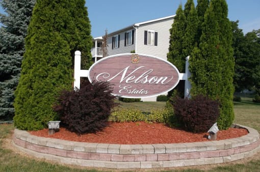 Welcoming Property Sign at Nelson Estates Apartments,1815 Raleigh Ave, Kendallville, IN 46755Apartments, Kendallville, IN