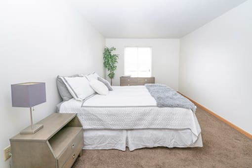Bedroom at Martin Estates Apartments, Indiana