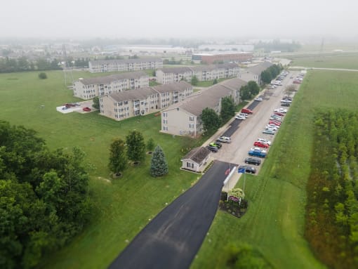 Greenery  view at Martin Estates Apartments, Shelbyville, Indiana