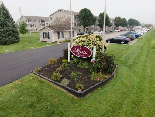 Parking at Martin Estates Apartments, Indiana