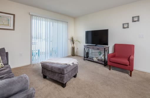 Living Room  at Walker Estates Apartments, Augusta, 30906