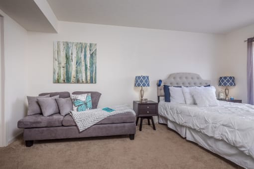 Master Bedroom  at Walker Estates Apartments, Augusta, GA, 30906