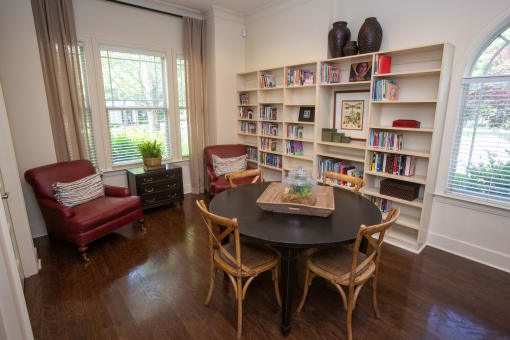 Walton Reserve Apartment Homes library