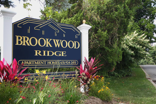 Property Signage at Brookwood at Ridge, New York