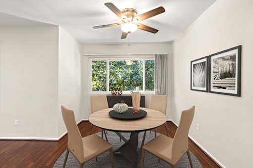 Dining Room at White Oak Terrace Apartments, California, 91316