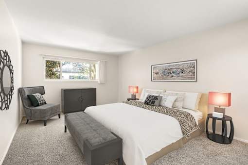 Main Bedroom at White Oak Terrace Apartments, Encino