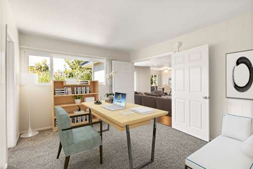 Staged Office at White Oak Terrace Apartments, California, 91316