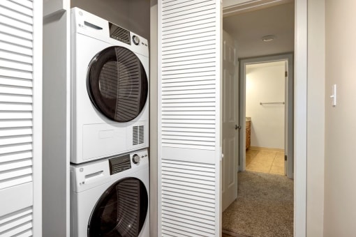 Washer and Dryer in Two Bedroom Apartment