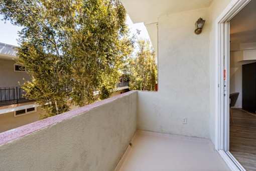 Large Balcony at Lombardi Apartments, Woodland Hills