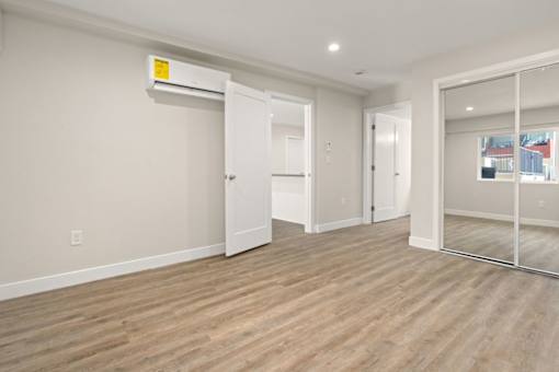 Second Bedroom Closet at Woodland Trio Apartments, California, 91601